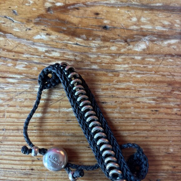 Links of London Silver and Black Sweetie Friendship Bracelet - Picture 3 of 4